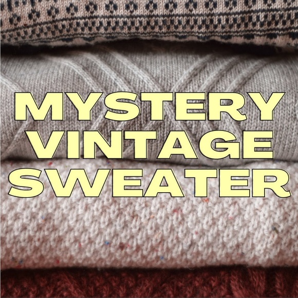 Sweaters Vintage Sweater Mystery Box 9s 2000s Grandpa Pullover
